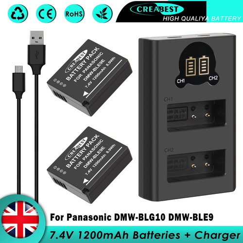 Batteria dmw blg10 ble9 - 2x, per
