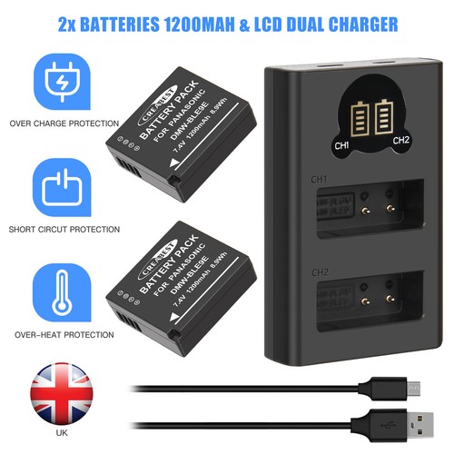 Batteria 1200mah dmw ble9 - 1200mah, dmw-ble9